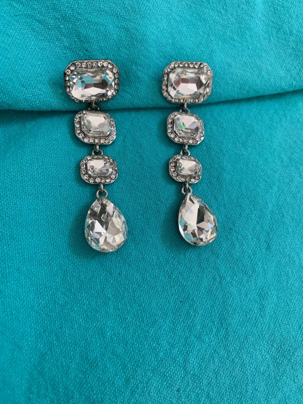 Crystal drop earrings